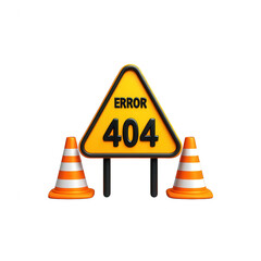 404 Error Page Not Found  Website Maintenance Illustration