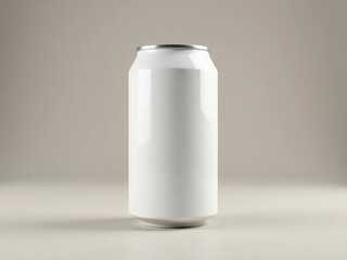 Blank Soda Can Mockup White Background Product Packaging