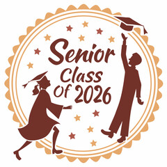 Senior class of 2026 graduation celebration design