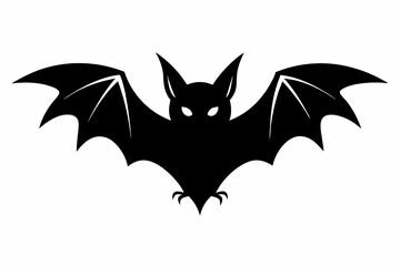 bat sihouette black vector
