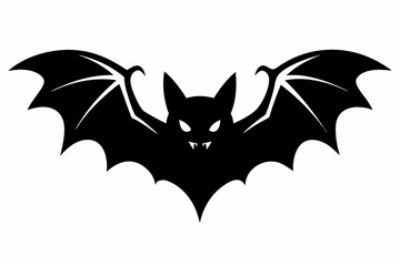 bat sihouette black vector