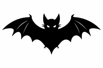 bat sihouette black vector