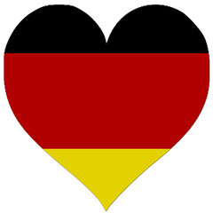 Germany Flag, Germany national flag consist of 03 horizontal strip having 03 colors black, red and gold. Flag isolated on white background. Germany flag