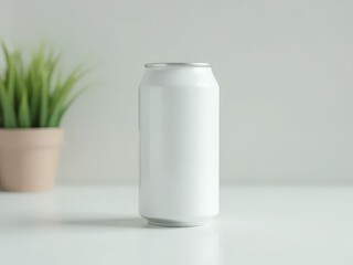 Blank Soda Can Mockup Minimalist Design Product