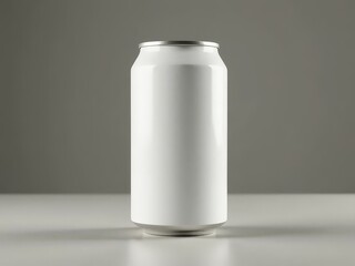 Blank Soda Can Mockup White Background Product Packaging