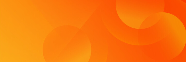 Abstract orange background with circles. Vector illustration