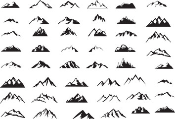 Obraz premium mountain vector background