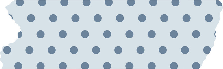 Delaware silhouette is floating in flat design with blue polka dots on transparent background