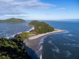Fototapeta premium small island with a paradisiacal beach
