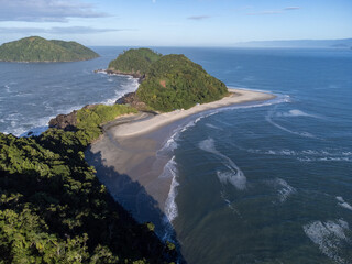 small island with a paradisiacal beach