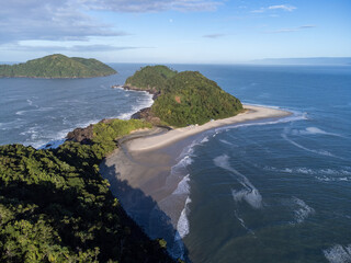 small island with a paradisiacal beach