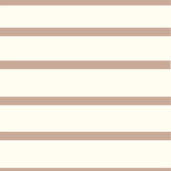 Seamless pattern of stripes in trendy mocha tones on a beige background. Gentle warm design for fabrics, backgrounds, packaging.