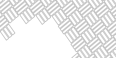 Weave Pattern Showing Repetition Useful as Background. Minimal line Seamless geometric pattern with shapes. Decoration and maze ornament square wall tile. colorful rattan weave texture background.