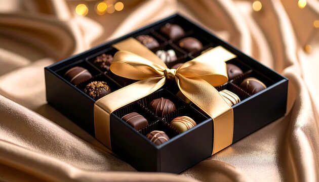 Luxury chocolate assortment box