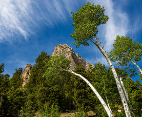 Cathedral Rock Above The Echo Trail, Spring Mountains National Recreation Area, Nevada, USA