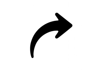 Black and white silhouette of a sleek dolphin with a curved dorsal fin and tail flukes swimming gracefully, isolated on transparent background.