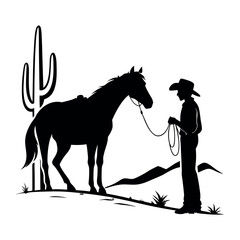 silhouette of a horse