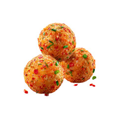 Spicy Cheese and Herb Arancini Balls - Delicious Italian Snack Food