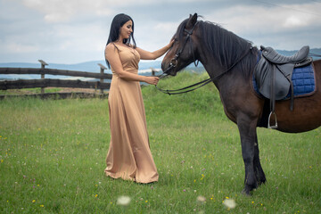 girl and horse