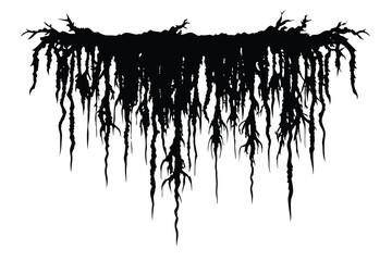 botanical spanish moss white setting