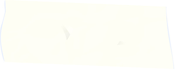 Showing pale yellow irregular flat shape with jagged edges, lighter patches on transparent canvas