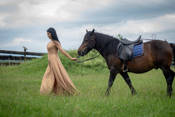 girl with horse