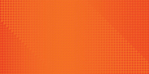 Modern vector dots halftone orange color pattern gradient texture with technology digital design