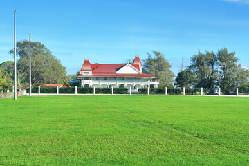 The Royal Palace of the Kingdom of Tonga  located  in Nuku' alofa