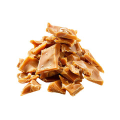 Delicious Caramel Candy Pieces, Sweet Treat, Close-Up Studio Shot