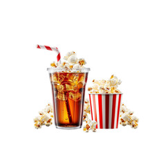 Movie Night Popcorn and Soda Combo