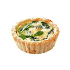 Delicious Spinach and Cheese Quiche Tartlet