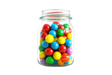 jelly beans in a glass jar