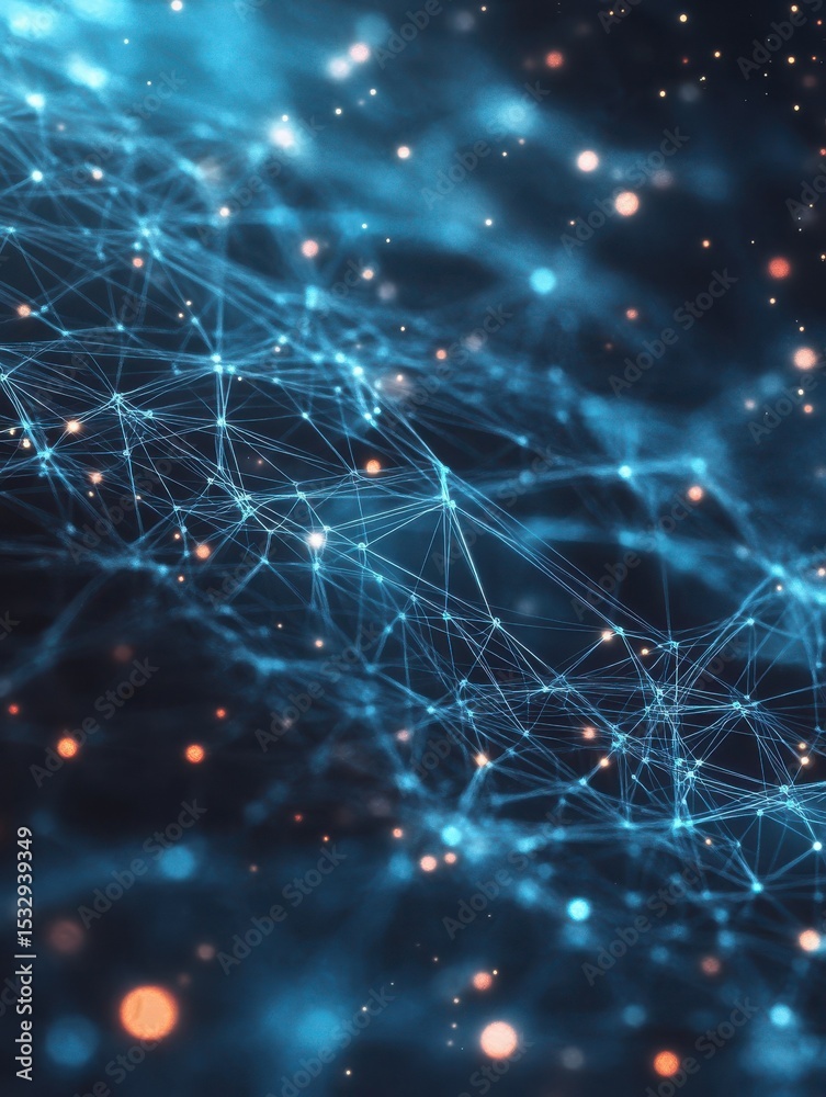 Poster minimal networking technology background big data connectivity software development wallpaper