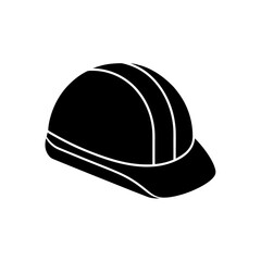 construction helmet icon on white background  .svg