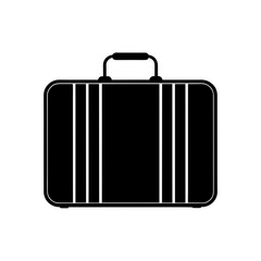 suitcase icon on white background  .svg