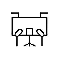Mono line icon