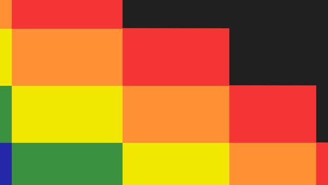 Pride Rainbow Minimal Horizontal Transitions 1 MOGRT 412