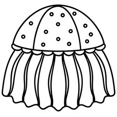 Jelly Dot line art vector