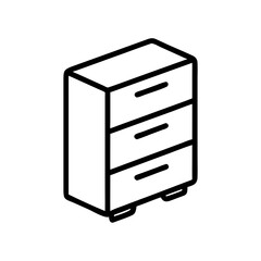 3d-icon-of-a-chest-of-drawers-with-three-drawers-i