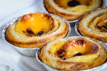 Pastel de Nata Traditional Portuguese Custard Tart