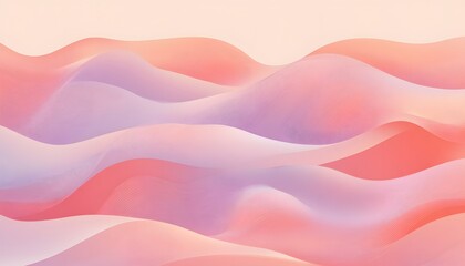 Obraz premium Abstract wavy design with soft color gradients.