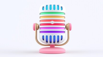  Retro Microphone Captures Perfect Audio Quality Vintage Microphone Amplifier Creative Expression