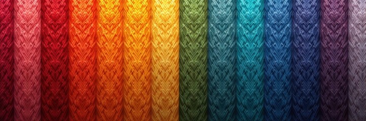 Vibrant gradient showcasing a rich spectrum of colors with intricate patterns, perfect for backgrounds, textiles, and design projects.