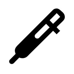 An insulin pen on white background