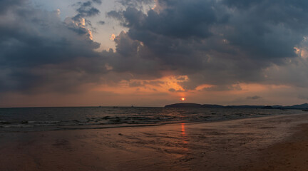 Ao Nang Beach at Sunset