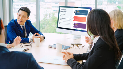 Customer experience and review analysis by modish computer software for corporate business