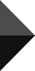 Fototapeta premium triangle divided into two colored geometric sections.