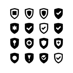 shield-icon-set--protect-shield-security-line-icon