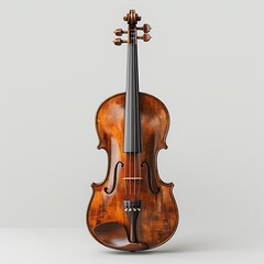 Elegant violin body with warm tones high resolution picture