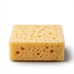 Yellow Cleaning Sponge with Open Cell Structure for Household Use